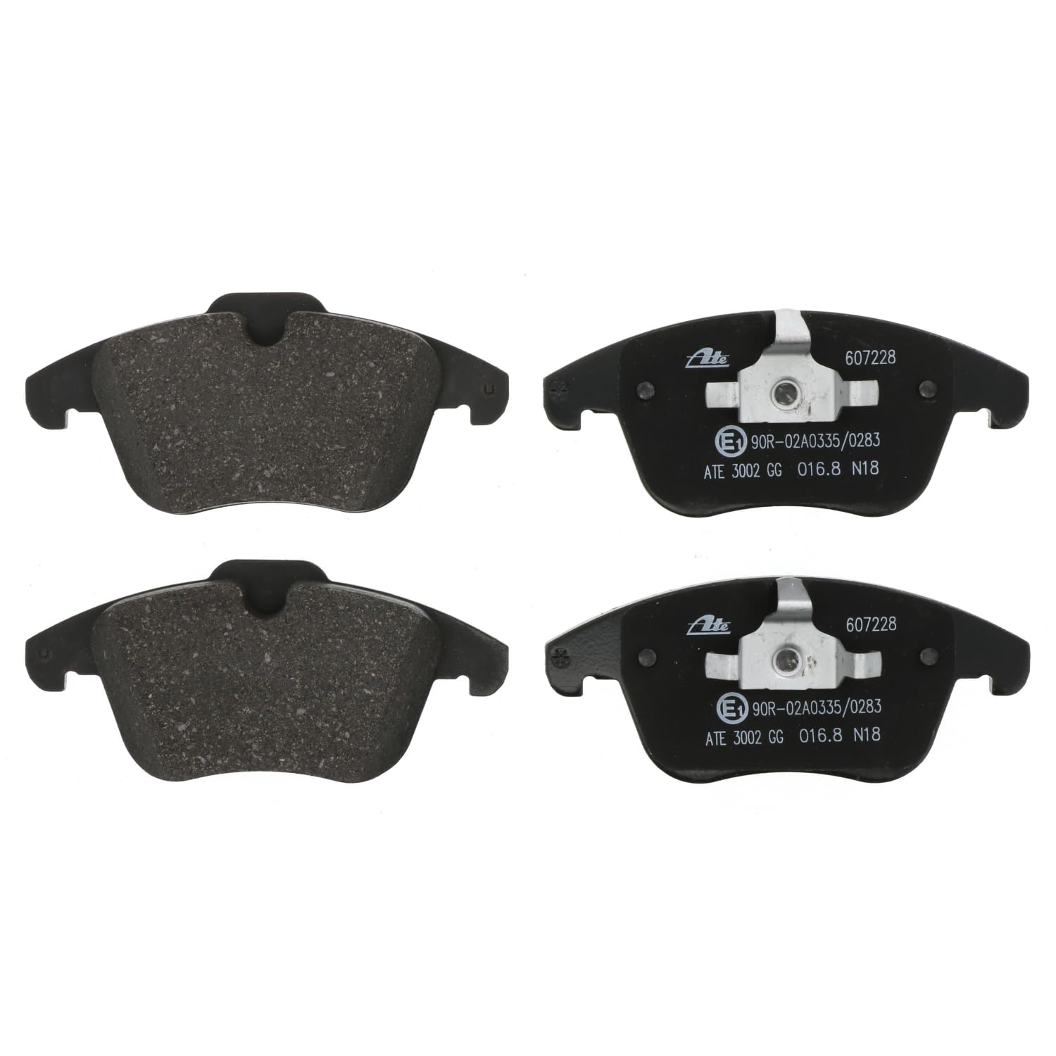 ATE Original Bremsbeläge - Belagsatz - für Scheibenbremse - 13.0460-7228.2 - ECE-R90 Straßenzulassung, grau ATE Original Bremsbeläge - Belagsatz - für Scheibenbremse - 13.0460-7228.2 - ECE-R90 Straßenzulassung, grau von ATE