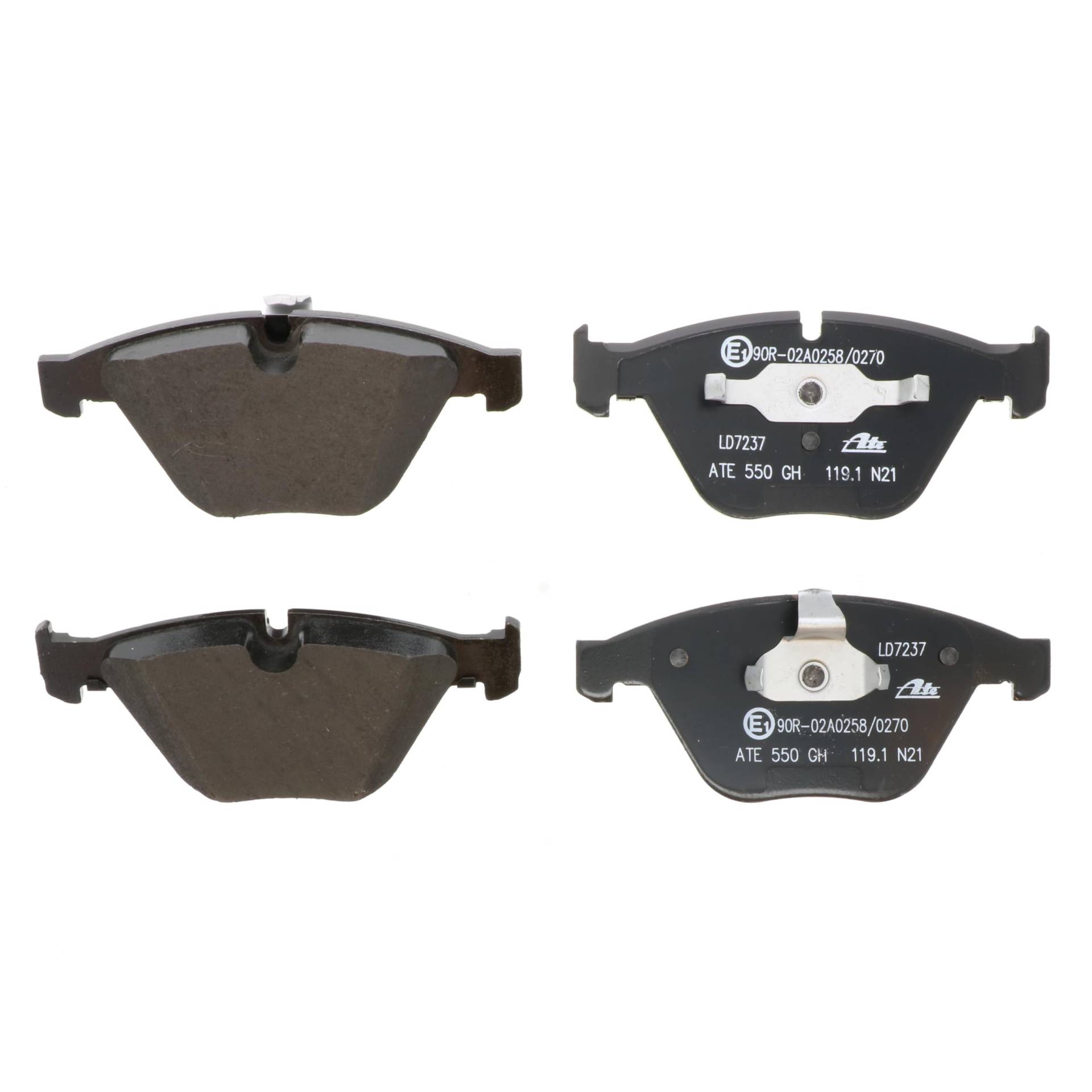 ATE 13047072372 Bremsbelagsatz, Scheibenbremse ATE Ceramic ATE 13047072372 Bremsbelagsatz, Scheibenbremse ATE Ceramic von ATE