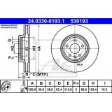 ATE 24.0330-0193.1 Bremsscheibe ATE 24.0330-0193.1 Bremsscheibe von ATE