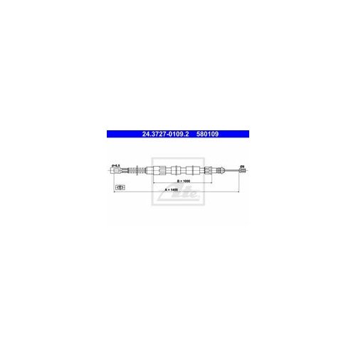 ATE 24.3727-0109.2 Seilzug, Feststellbremse ATE 24.3727-0109.2 Seilzug, Feststellbremse von ATE