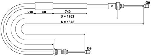 ATE 24.3727-1084.2 Seilzug, Feststellbremse ATE 24.3727-1084.2 Seilzug, Feststellbremse von ATE