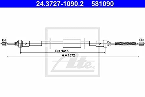 ATE 24.3727-1090.2 Seilzug, Feststellbremse ATE 24.3727-1090.2 Seilzug, Feststellbremse von ATE