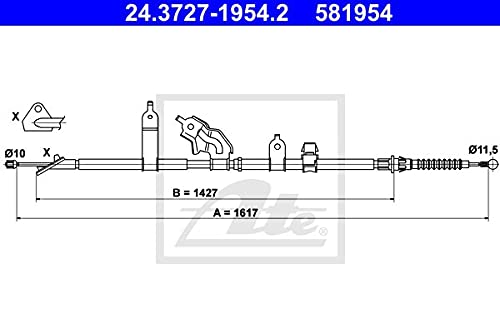 ATE 24.3727-1954.2 Bremskraftverstärker von ATE