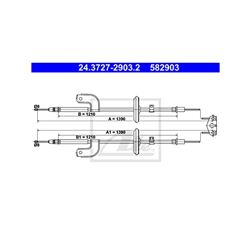 ATE 24.3727-2903.2 Bremskraftverstärker von ATE