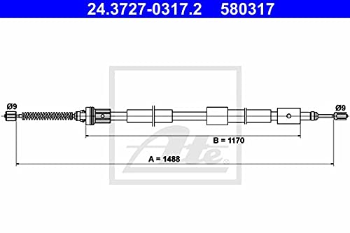 ATE 24372703172 Bremsseil ATE 24372703172 Bremsseil von ATE