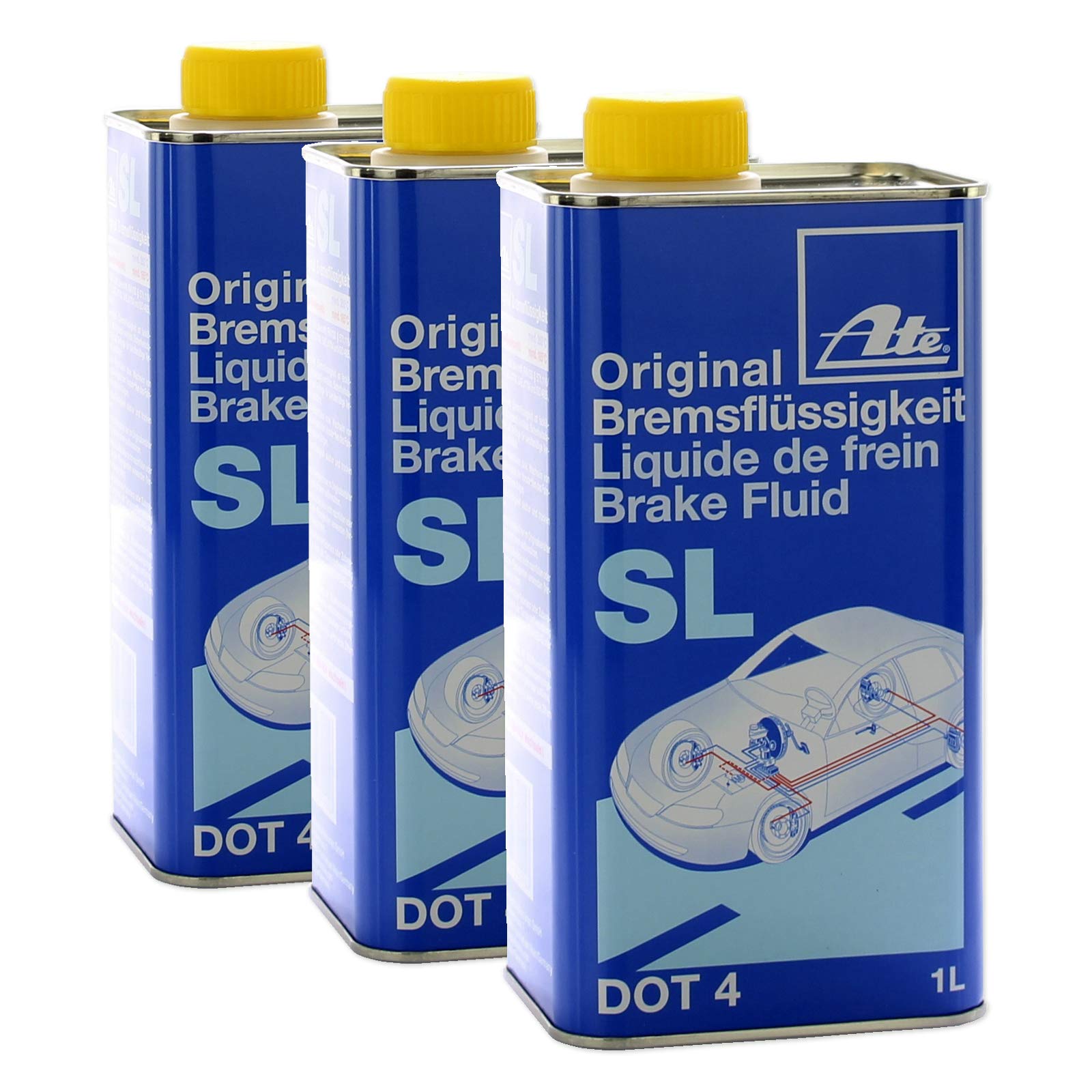 3L 3 Liter ATE 03.9901-5802.2 705802 Bremsflüssigkeit SL DOT 4 3L 3 Liter ATE 03.9901-5802.2 705802 Bremsflüssigkeit SL DOT 4 von ATE