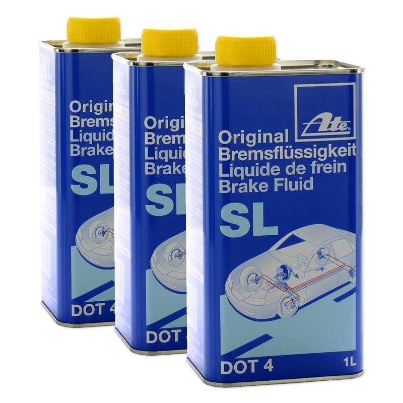 ATE 03.9901-5802.2 705802 Bremsflüssigkeit SL DOT 4 - 3 L 3 Liter 3000 ml von ATE