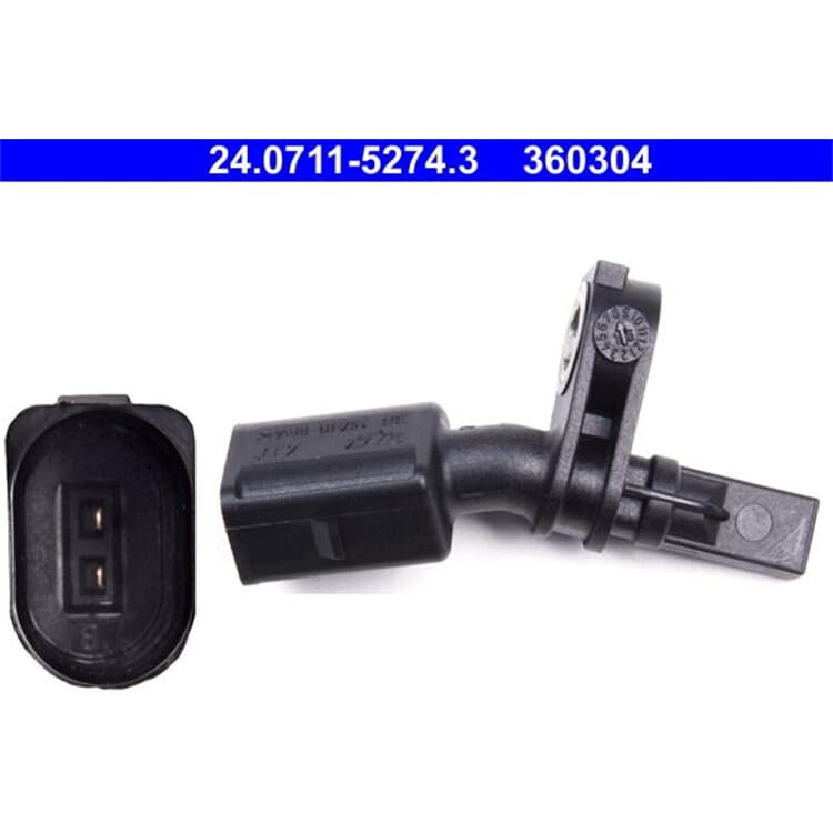 ATE ABS-Sensor vorne rechts Audi Seat Skoda VW ATE ABS-Sensor vorne rechts Audi Seat Skoda VW von ATE