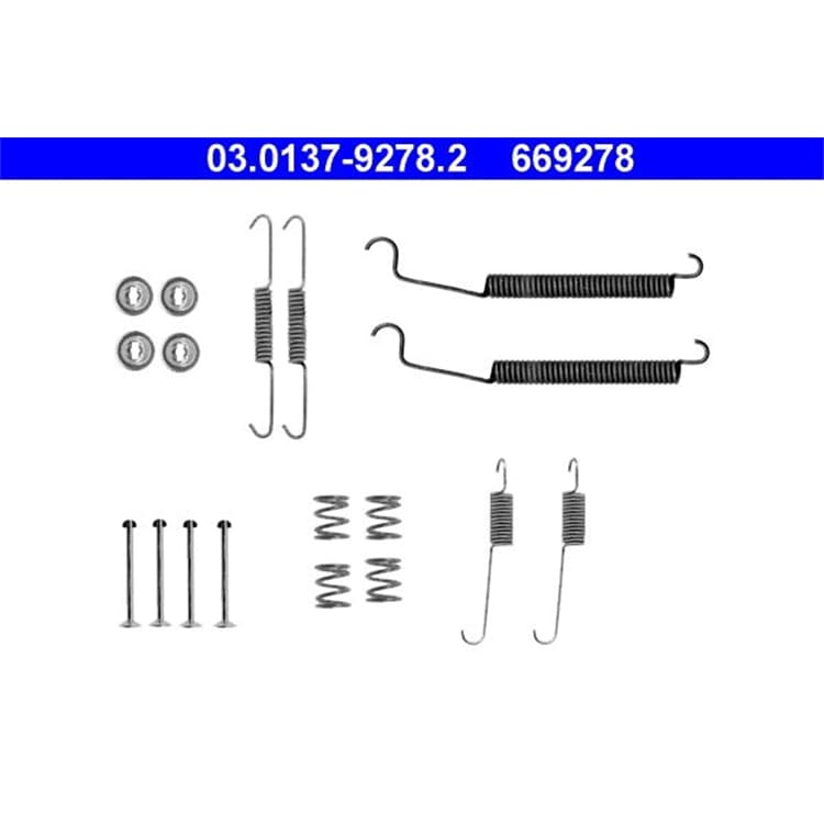 ATE Bremsbacken-Montagesatz hinten Dacia Peugeot Renault ATE Bremsbacken-Montagesatz hinten Dacia Peugeot Renault von ATE