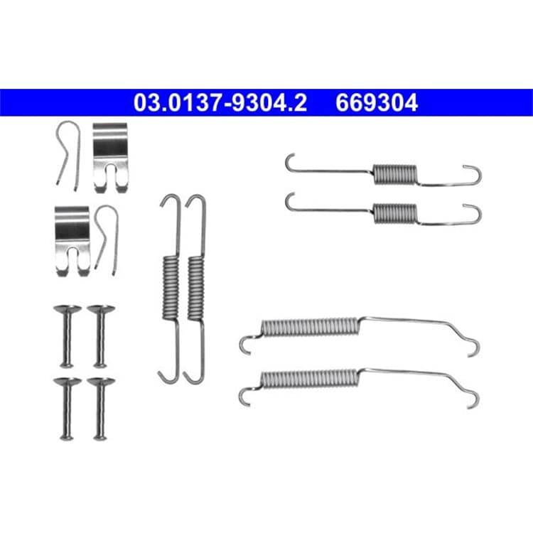 ATE Bremsbacken-Montagesatz hinten Ford Fiesta 6 ATE Bremsbacken-Montagesatz hinten Ford Fiesta 6 von ATE