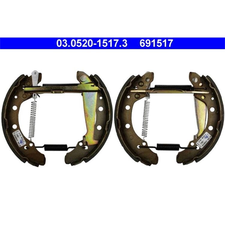 ATE Bremsbackensatz hinten Audi Seat VW Polo Fox ATE Bremsbackensatz hinten Audi Seat VW Polo Fox von ATE