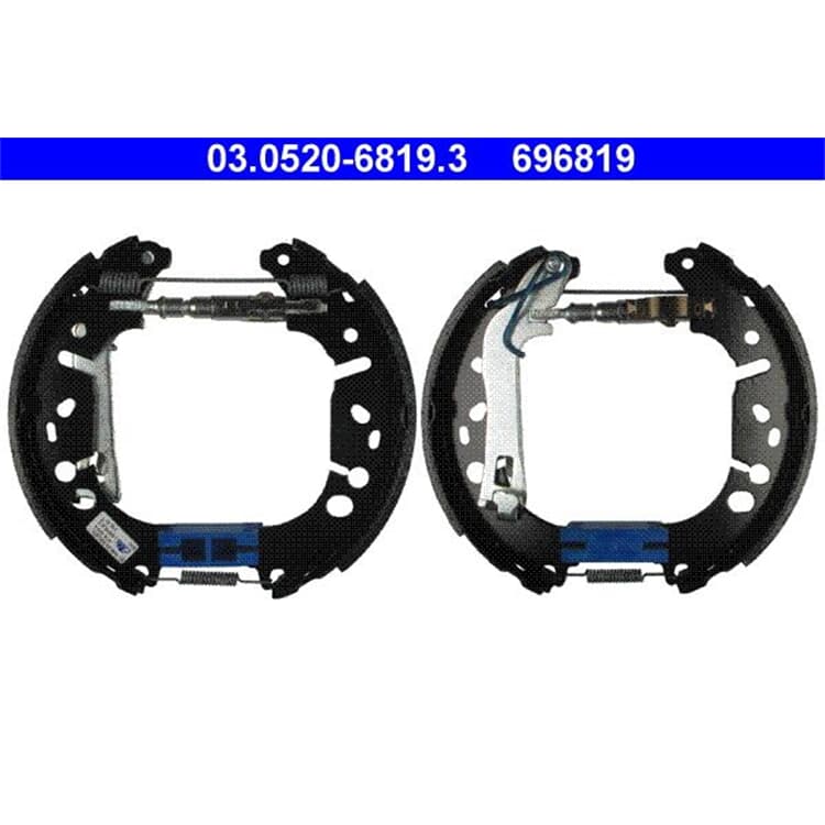 ATE Bremsbackensatz hinten Opel Adam Corsa ATE Bremsbackensatz hinten Opel Adam Corsa von ATE