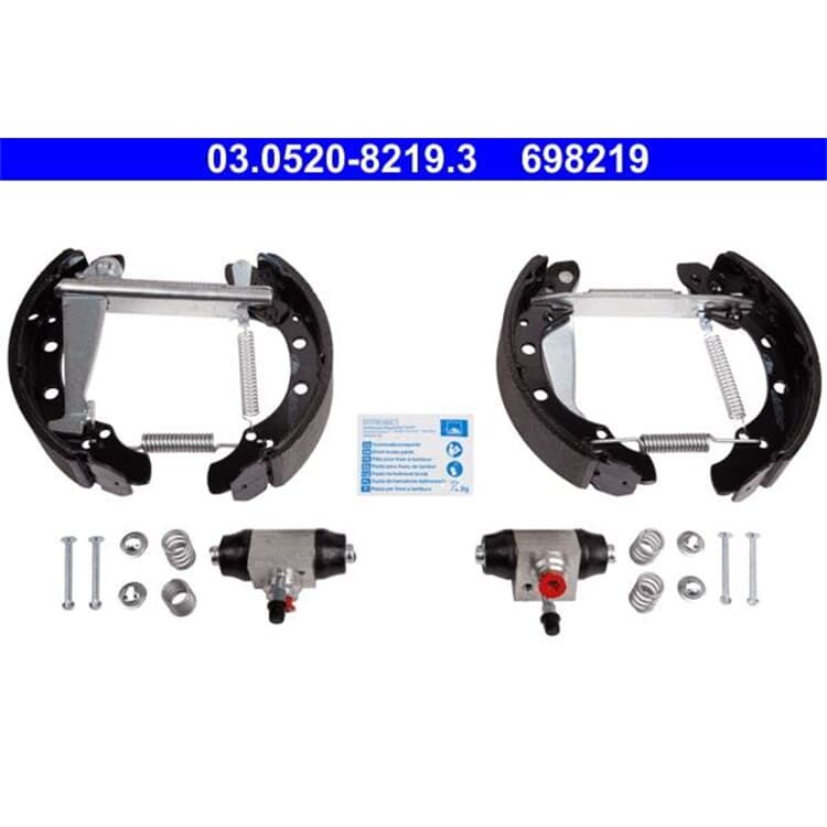 ATE Bremsbackensatz hinten Seat Ibiza Skoda Fabia VW Load Polo Up ATE Bremsbackensatz hinten Seat Ibiza Skoda Fabia VW Load Polo Up von ATE