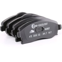 ATE Bremsbelagsatz mit akustischer Verschleißwarnung 13.0460-2857.2 Bremsbeläge,Bremsklötze OPEL,VAUXHALL,Corsa C Schrägheck (X01),Meriva A (X03) ATE Bremsbelagsatz mit akustischer Verschleißwarnung 13.0460-2857.2 Bremsbeläge,Bremsklötze OPEL,VAUXHALL,Corsa C Schrägheck (X01),Meriva A (X03) von ATE