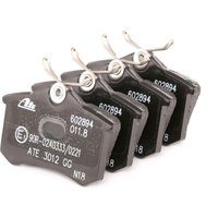 ATE Bremsbelagsatz exkl. Verschleißwarnkontakt 13.0460-2894.2 Bremsbeläge,Bremsklötze VW,AUDI,SKODA,Golf IV Schrägheck (1J1),POLO (9N_) von ATE