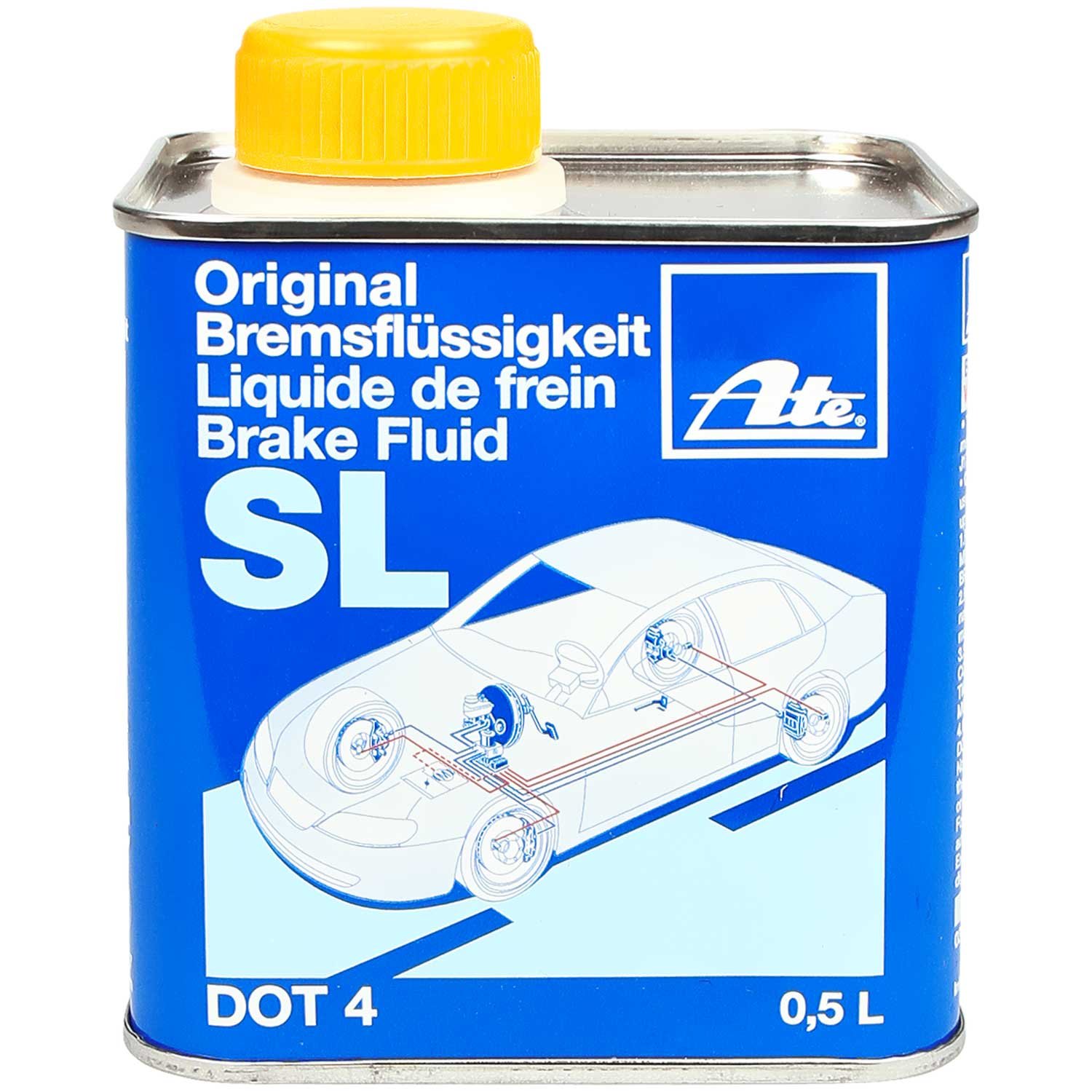 ATE Bremsflüssigkeit SL DOT4, 500 ml von ATE