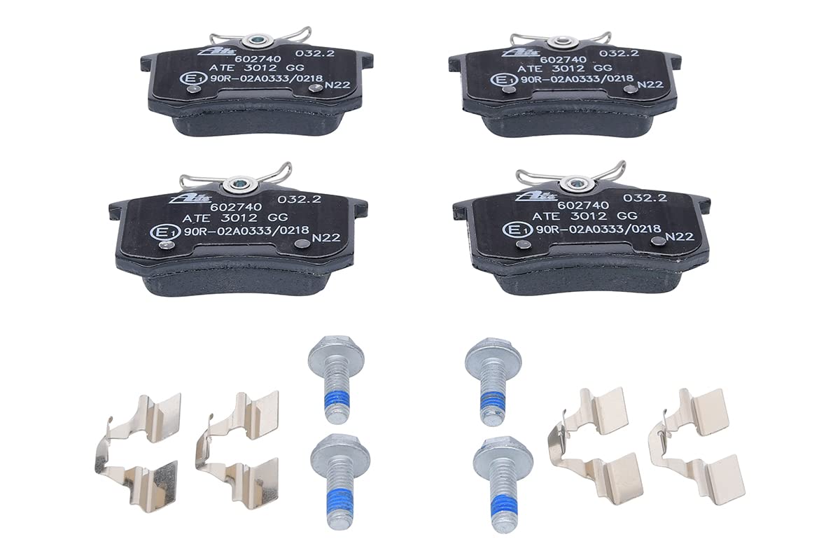 ATE Original Bremsbeläge - Belagsatz - für Scheibenbremse - 13.0460-2740.2 - ECE-R90 Straßenzulassung, grau ATE Original Bremsbeläge - Belagsatz - für Scheibenbremse - 13.0460-2740.2 - ECE-R90 Straßenzulassung, grau von ATE