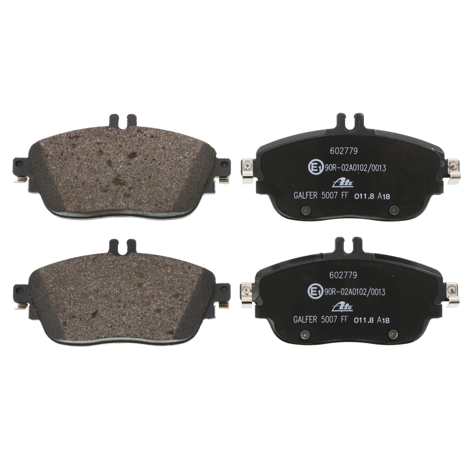 ATE Original Bremsbeläge - Belagsatz - für Scheibenbremse - 13.0460-2779.2 - ECE-R90 Straßenzulassung ATE Original Bremsbeläge - Belagsatz - für Scheibenbremse - 13.0460-2779.2 - ECE-R90 Straßenzulassung von ATE