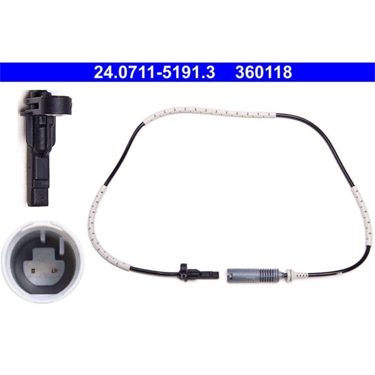 ATE Raddrehzahl Sensor BMW E81 E87 E88 E90 E91 E92 E93 ATE Raddrehzahl Sensor BMW E81 E87 E88 E90 E91 E92 E93 von ATE