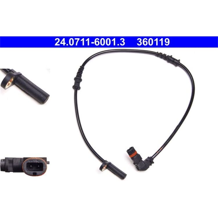 ATE Raddrehzahl Sensor Mercedes C-Klasse Clc-Klasse Clk Slk ATE Raddrehzahl Sensor Mercedes C-Klasse Clc-Klasse Clk Slk von ATE