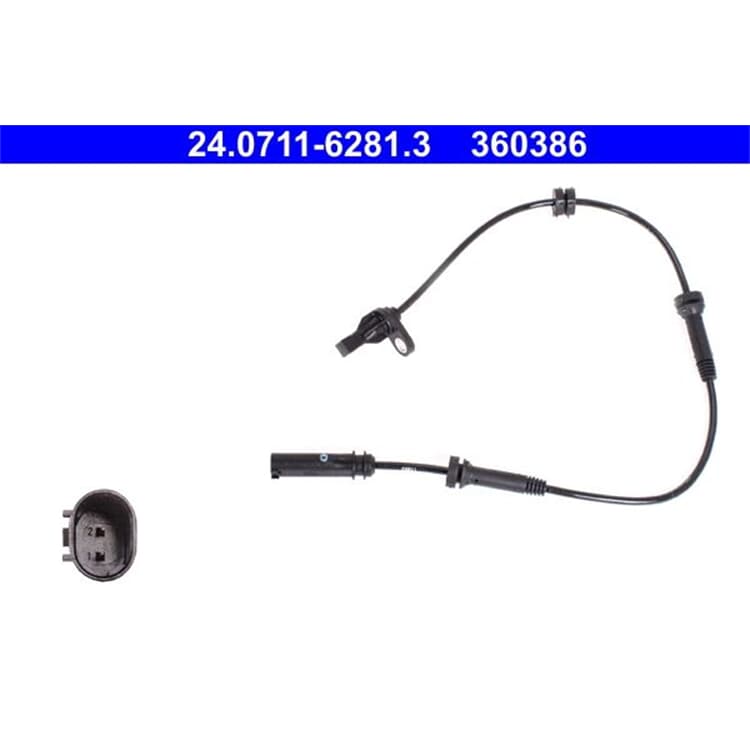 ATE Raddrehzahlsensor vorne BMW 1er 2er 3er 4er ATE Raddrehzahlsensor vorne BMW 1er 2er 3er 4er von ATE