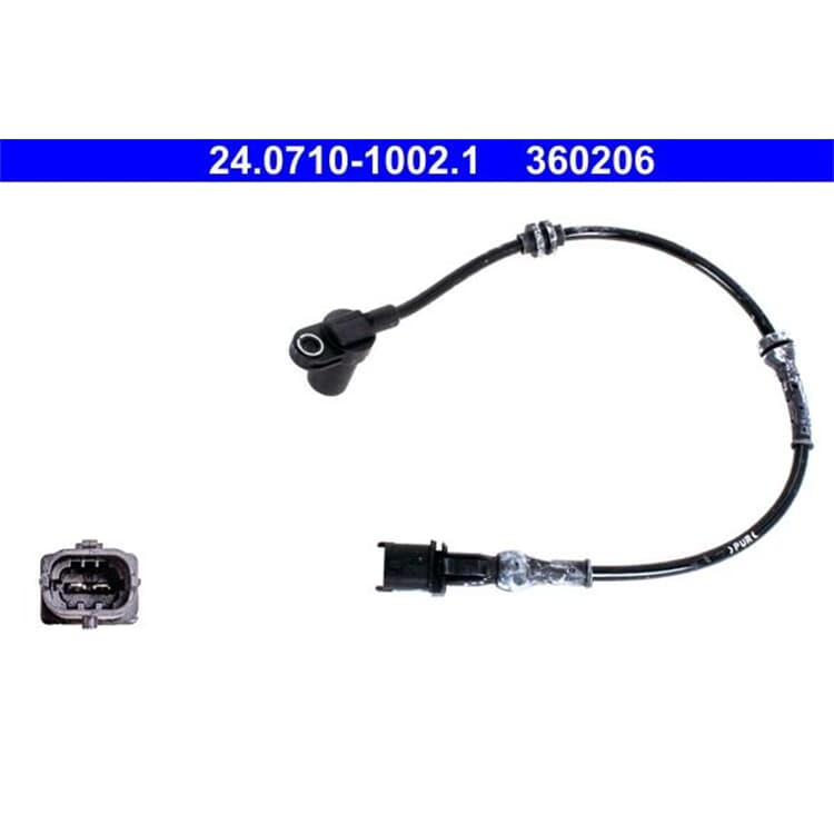 ATE Raddrehzahlsensor vorne Opel Combo Corsa Meriva Tigra ATE Raddrehzahlsensor vorne Opel Combo Corsa Meriva Tigra von ATE
