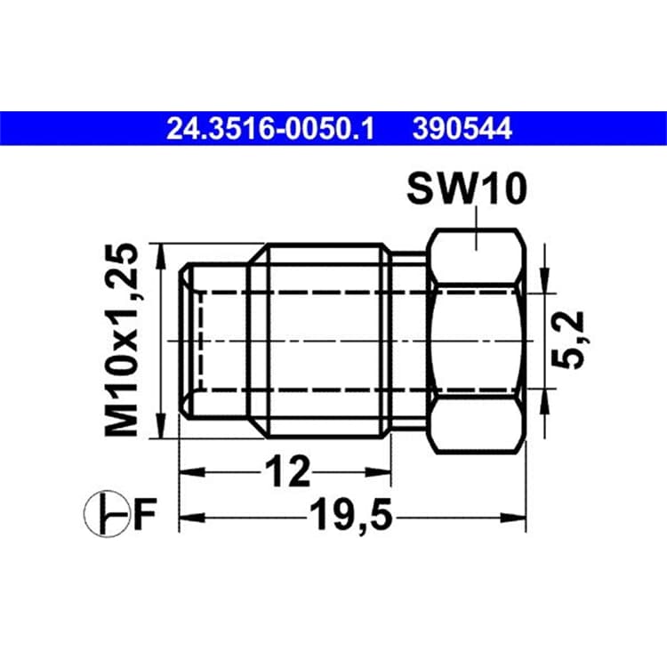 ATE ?berwurfschraube 24.3516-0050.1 ATE ?berwurfschraube 24.3516-0050.1 von ATE