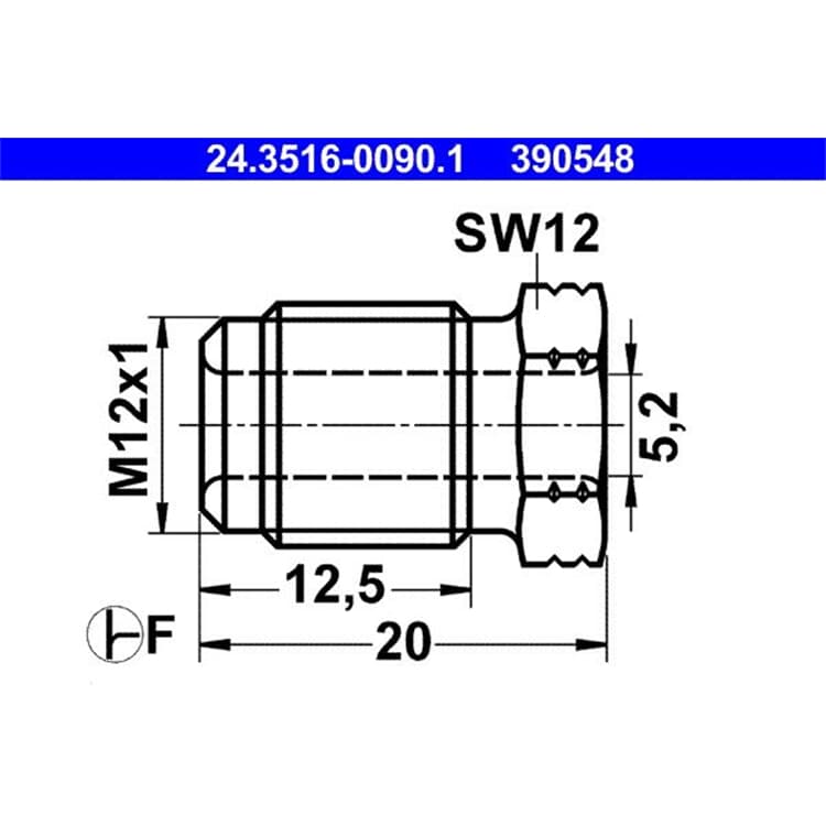 ATE ?berwurfschraube 24.3516-0090.1 ATE ?berwurfschraube 24.3516-0090.1 von ATE