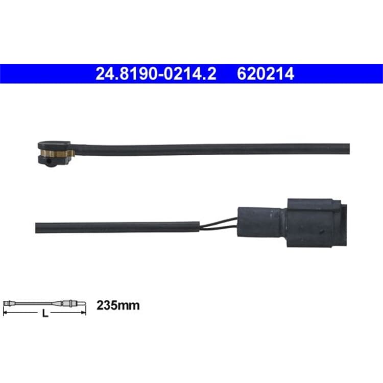 ATE Verschlei?warnkontakt vorne oder hinten BMW 5 6 7 8 ATE Verschlei?warnkontakt vorne oder hinten BMW 5 6 7 8 von ATE