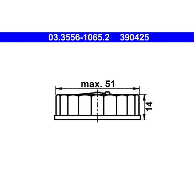 ATE Verschluss, Bremsfl?ssigkeitsbeh?lter von ATE