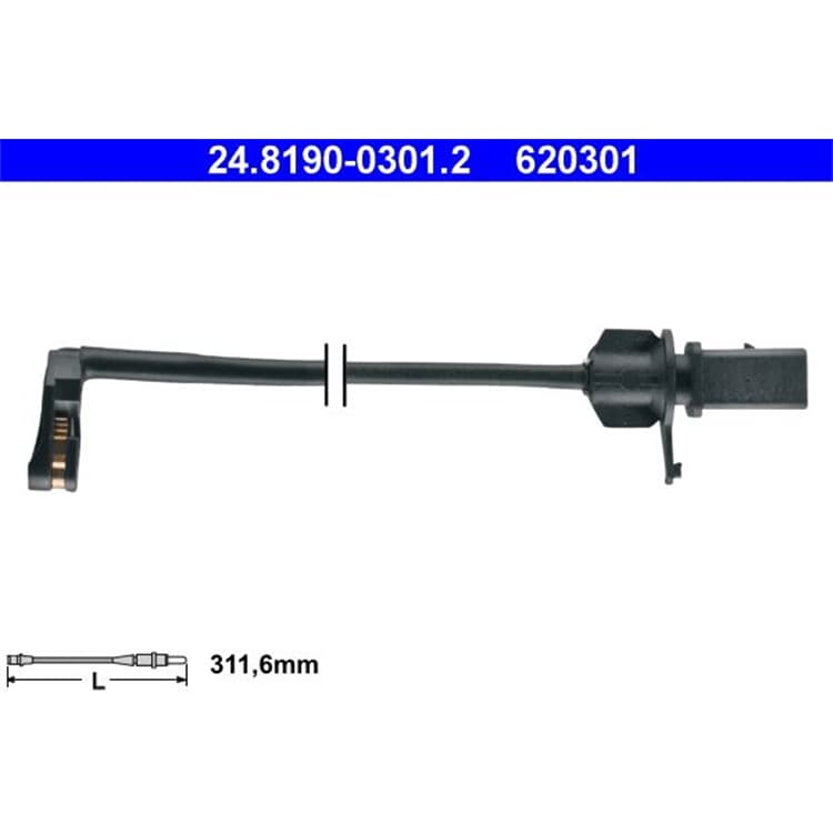 ATE Warnkontakt f?r Bremsbel?ge vorne Audi A6 A7 A8 Q5 ATE Warnkontakt f?r Bremsbel?ge vorne Audi A6 A7 A8 Q5 von ATE