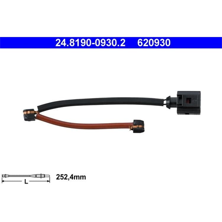 ATE Warnkontakt hinten Audi Q7 Porsche Cayenne VW Touareg ATE Warnkontakt hinten Audi Q7 Porsche Cayenne VW Touareg von ATE
