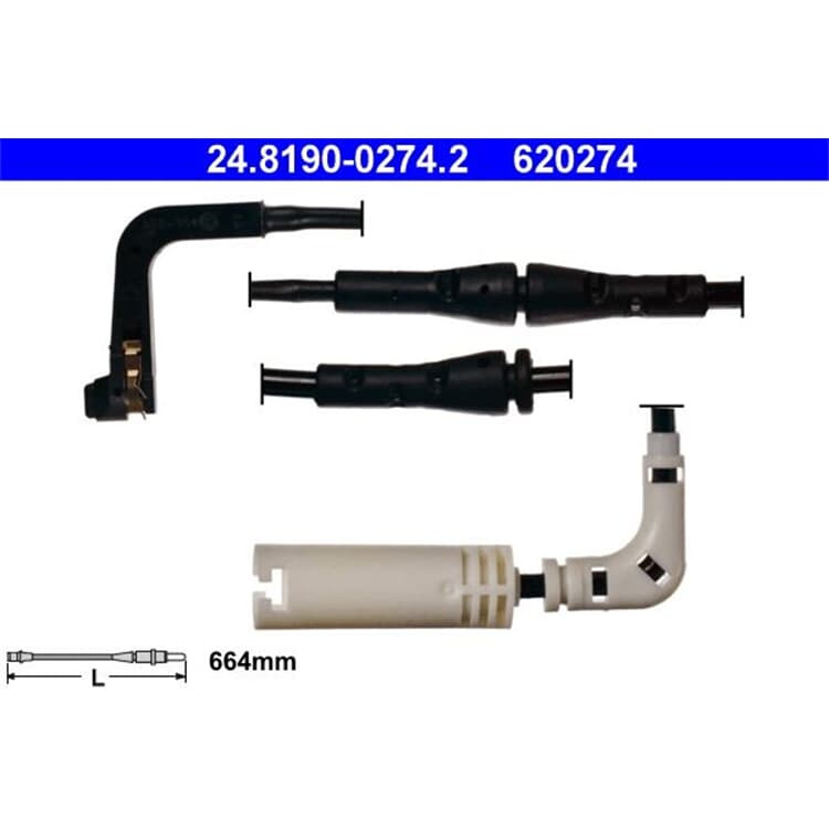 ATE Warnkontakt hinten BMW 5 E60 6 E63 E64 Cabriolet ATE Warnkontakt hinten BMW 5 E60 6 E63 E64 Cabriolet von ATE