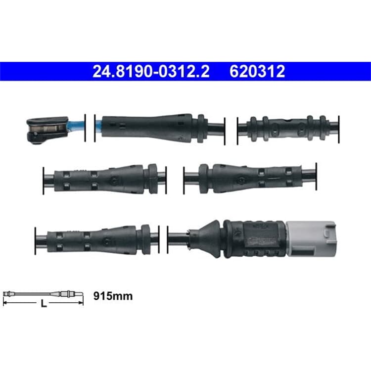 ATE Warnkontakt hinten BMW 5 F10 6 Cabrio Coupe Grand Coupe F12 F13 F06 ATE Warnkontakt hinten BMW 5 F10 6 Cabrio Coupe Grand Coupe F12 F13 F06 von ATE