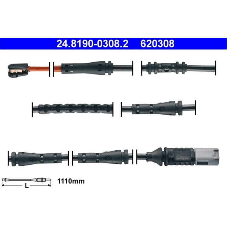 ATE Warnkontakt hinten BMW 5 Touring F11 518d - M550 d xDive ATE Warnkontakt hinten BMW 5 Touring F11 518d - M550 d xDive von ATE