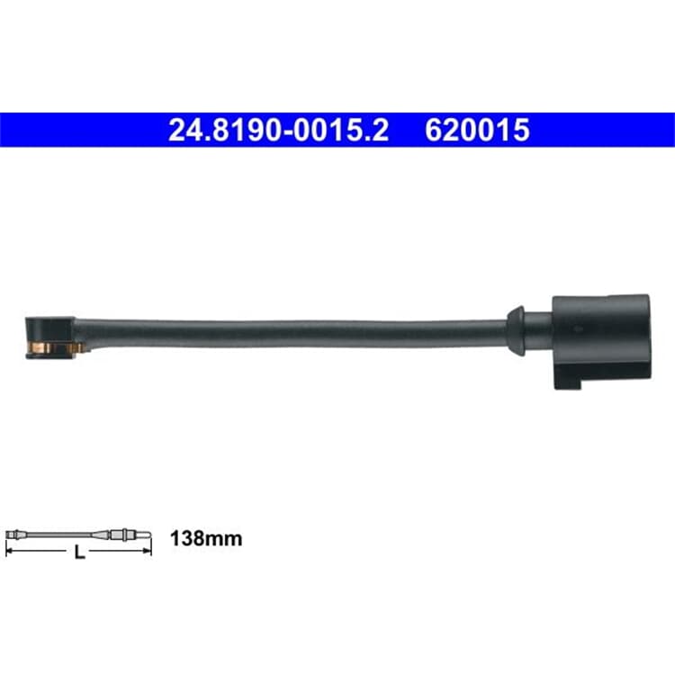 ATE Warnkontakt hinten Porsche Cayenne Panamera VW Touareg ATE Warnkontakt hinten Porsche Cayenne Panamera VW Touareg von ATE