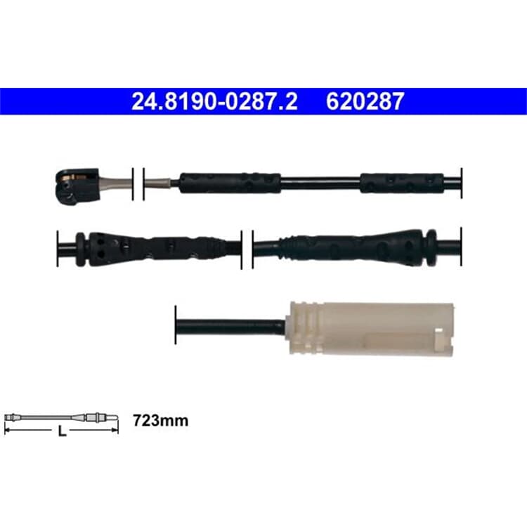 ATE Warnkontakt vorne BMW 1 3 Coupe Cabriolet Touring ATE Warnkontakt vorne BMW 1 3 Coupe Cabriolet Touring von ATE