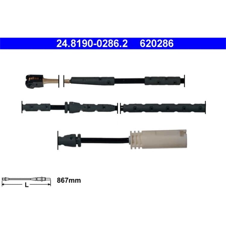 ATE Warnkontakt vorne BMW 3 Coupe Cabriolet X1 E84 ATE Warnkontakt vorne BMW 3 Coupe Cabriolet X1 E84 von ATE