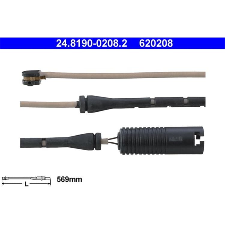 ATE Warnkontakt vorne BMW 7 E38 725i-740i von ATE