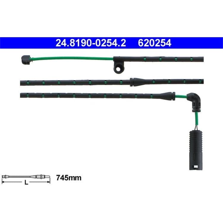 ATE Warnkontakt vorne BMW X3 E83 3.0 sd XDrive 35d ATE Warnkontakt vorne BMW X3 E83 3.0 sd XDrive 35d von ATE