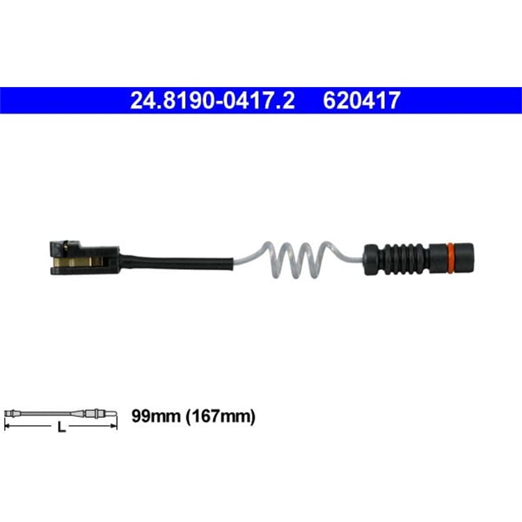ATE Warnkontakt vorne Mercedes Sprinter V-Klasse Vito VW Lt ATE Warnkontakt vorne Mercedes Sprinter V-Klasse Vito VW Lt von ATE