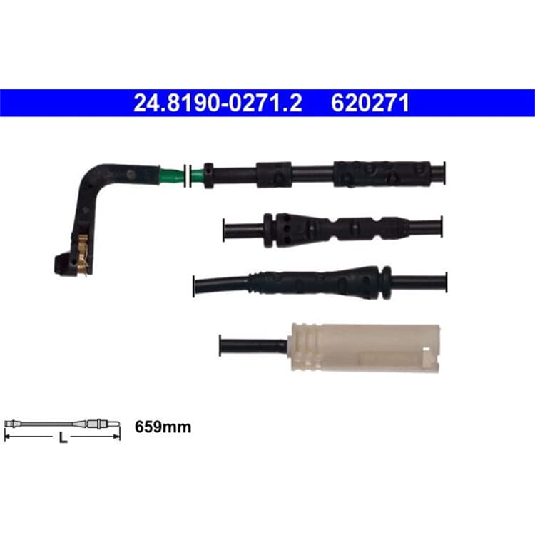 ATE Warnkontakt vorne links BMW 1er 3er ATE Warnkontakt vorne links BMW 1er 3er von ATE