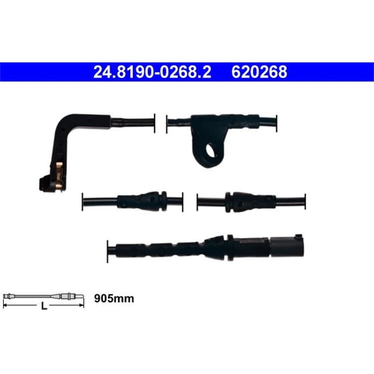 ATE Warnkontakt vorne links BMW X5 X6 ATE Warnkontakt vorne links BMW X5 X6 von ATE