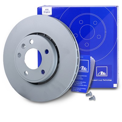 Ate 1x Bremsscheibe belüftet vorne [Hersteller-Nr. 24.0128-0132.1] für Nissan, Opel, Renault von ATE