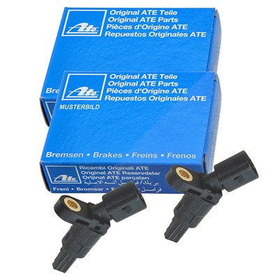 Ate 2x ABS-Sensor Hinterachse beidseitig für Audi, Seat, Skoda, VW von ATE