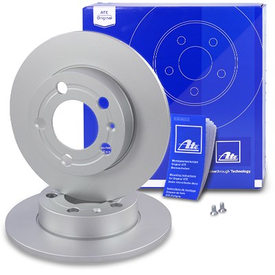 Ate 2x Bremsscheibe voll hinten für Audi, Seat, Skoda, VW von ATE