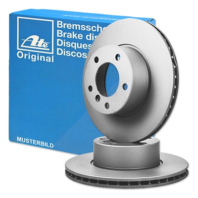 Ate 2x Bremsscheibe Vorderachse Belüftet [Hersteller-Nr. 24.0124-0164.1] für Mazda von ATE