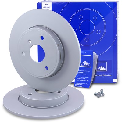 Ate 2x Bremsscheibe Vorderachse Voll für Smart Ate 2x Bremsscheibe Vorderachse Voll für Smart von ATE