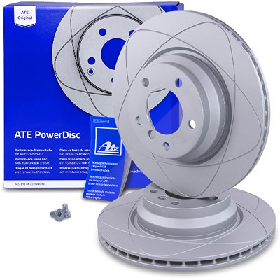 Ate 2x POWERDISC Bremsscheibe belüftet vorne für BMW Ate 2x POWERDISC Bremsscheibe belüftet vorne für BMW von ATE