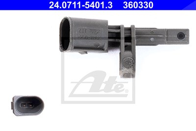 Ate ABS Sensor Vorder-/Hinterachse links [Hersteller-Nr. 24.0711-5401.3] für Audi, Cupra, Porsche, Seat, Skoda, VW von ATE